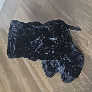 Jessica Simpson JS Rainer Heel Sz 6M Open Toe Velvet Like